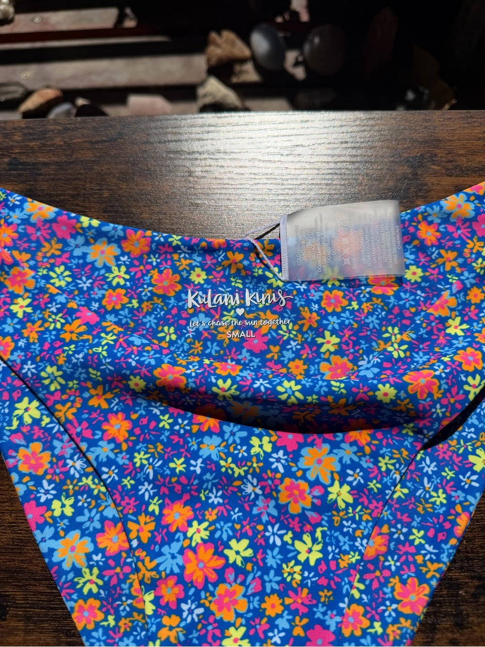 Kulani Kinis Electric Bloom Full Coverage Bikini Bottom - Picture 3 of 5